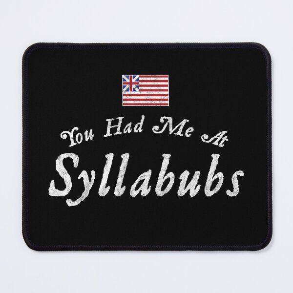 Item preview, You Had Me At Syllabubs Old Font designed and sold by twHistory.