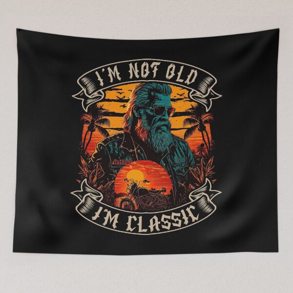 Item preview, I M Not Old I M Classic Motorcycle Biker designed and sold by druckfun.
