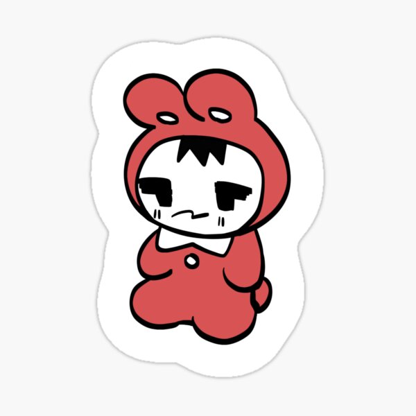 Item preview, red buny designed and sold by alienorganzz.