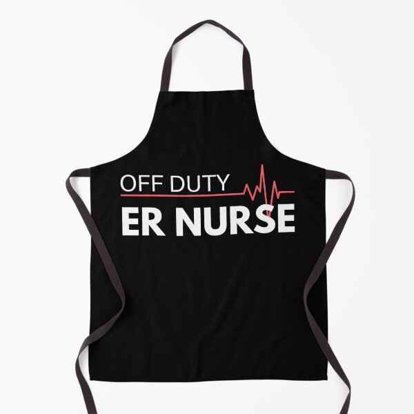 Item preview, Off Duty ER Nurse Heartbeat Design, Funny Summer Nursing Quotes Gifts designed and sold by PrintOfi.