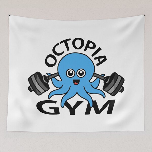 Item preview, Octopia-art Octopia Gym drawing designed and sold by Blondiabshop.