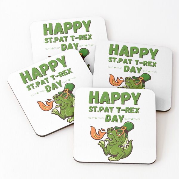 Item preview, Happy St Pat Trex Day Dino St Patricks Day Kids Toddler Boys  designed and sold by Anton Ashraf.