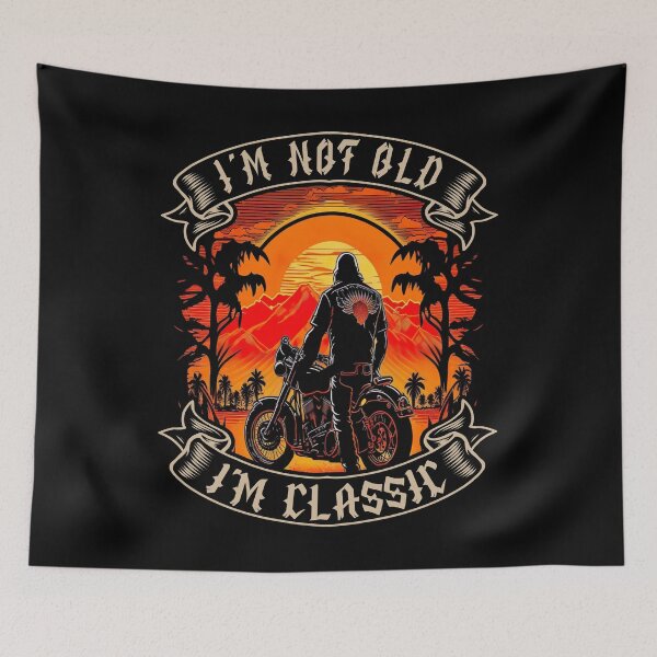 Item preview, I M Not Old I M Classic Motorcycle Biker designed and sold by druckfun.