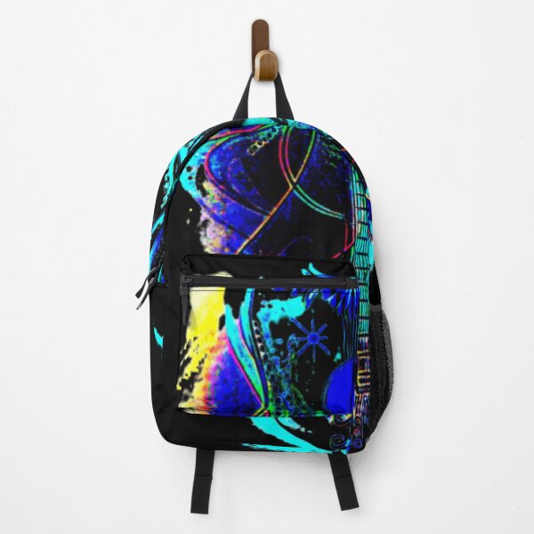 Artikelvorschau, Abstraktes Design der blauen, weißen und gelben Gitarre entworfen und verkauft von Vesna7791.
