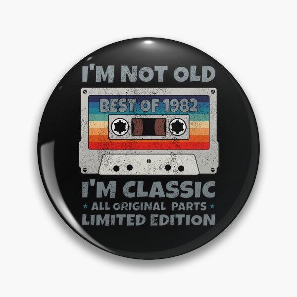 Item preview, VINTAGE BEST OF 1982 ALL ORIGINAL PARTS LIMITED EDITION RETRO FUNNY DISTRESSED CASSETTE BIRTHDAY GIFT designed and sold by Kipcio.