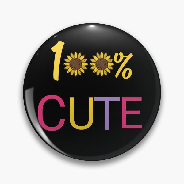 Item preview, one hundred percent cute, sunflower  designed and sold by fattim3.