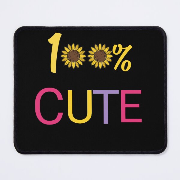Item preview, one hundred percent cute, sunflower designed and sold by fattim3.