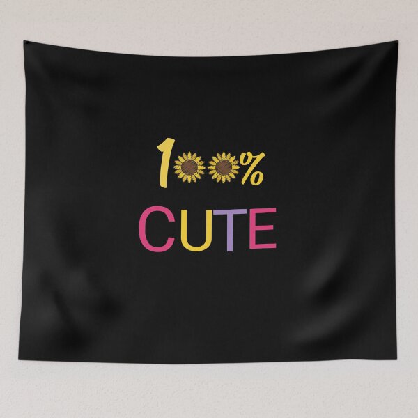 Item preview, one hundred percent cute, sunflower  designed and sold by fattim3.