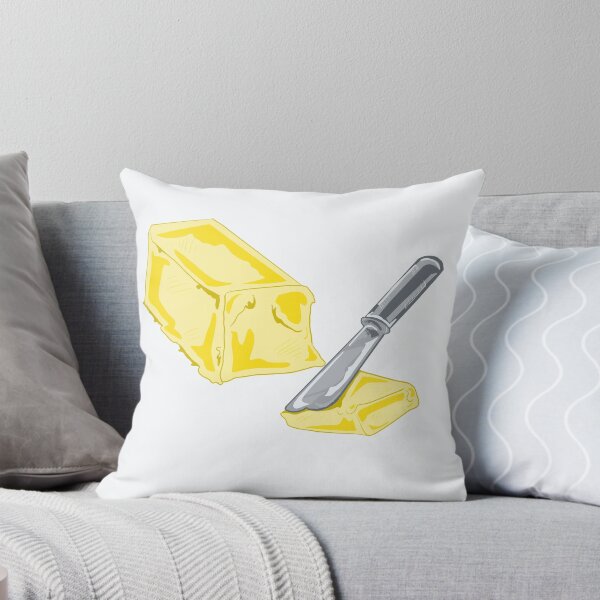 Oh Butter Throw Pillow