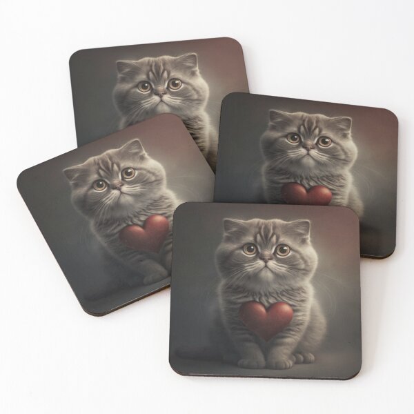 Item preview, Heartwarming Valentine's Cat T-Shirt designed and sold by Choctin.