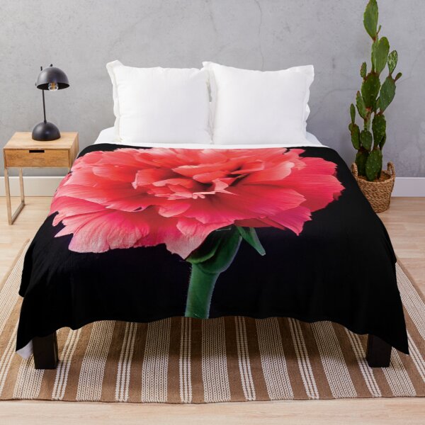 Item preview, a red flower with a black background designed and sold by DesignAtYO.