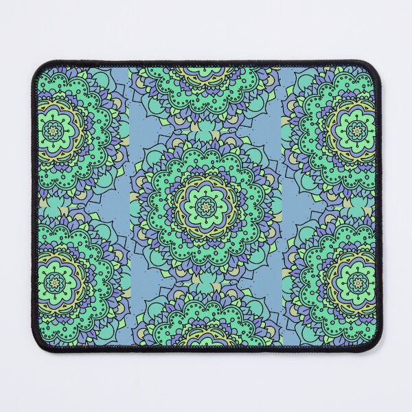 Item preview, Light Blue/Green Mandala designed and sold by ScienceHeartCo.