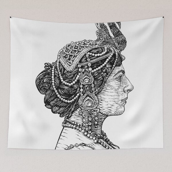 Item preview, MATA HARI ink portrait .1 designed and sold by lautir.