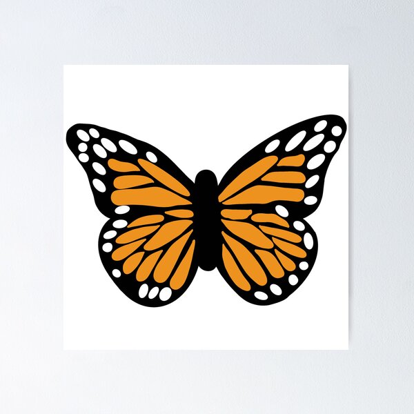 Monarch Butterfly Stencil