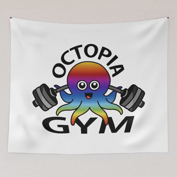 Item preview, Octopia-art Octopia Gym drawing designed and sold by Blondiabshop.