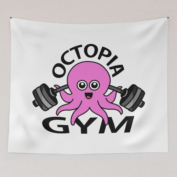 Item preview, Octopia-art Octopia Gym drawing designed and sold by Blondiabshop.