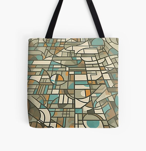 Picasso Cubism Portrait Tote Bag by Enki Art - Pixels