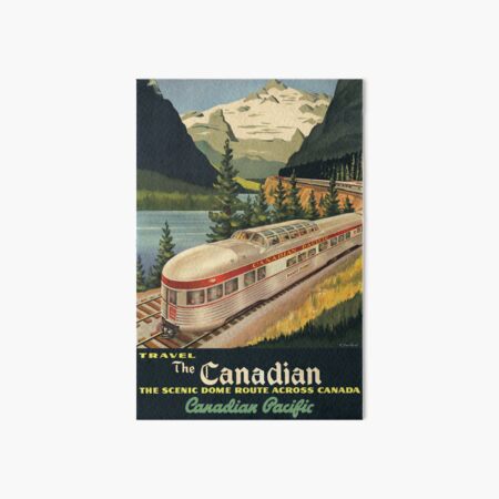 Canada Travel Poster Fishing Vintage Art Wall Decor Xr683 -  Canada