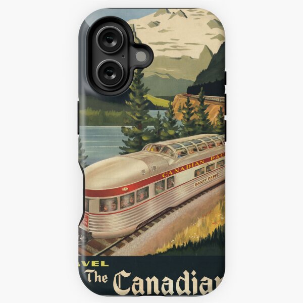 Item preview, Vintage Travel Poster - Travel The Canadian, by Roger Couillard. 1955 designed and sold by Gin  Neko.