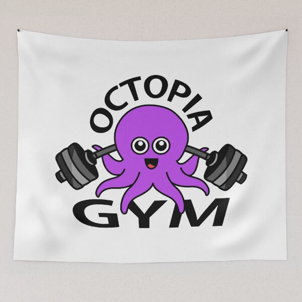 Item preview, Octopia-art Octopia Gym drawing designed and sold by Blondiabshop.