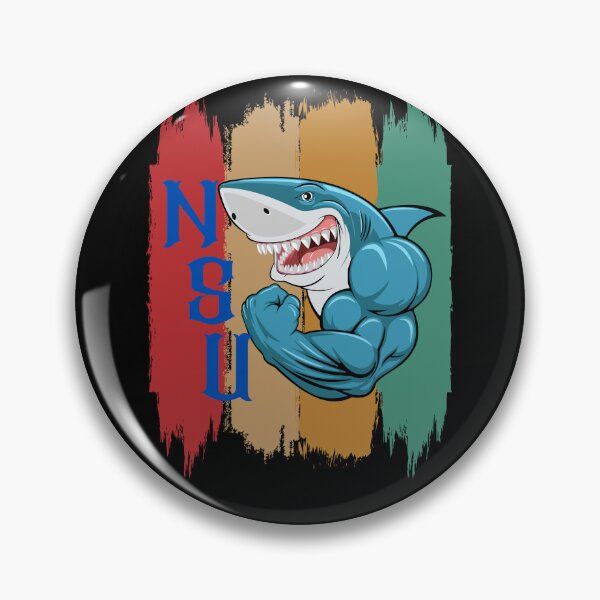Item preview, Nova Southeastern University blue shark NSU designed and sold by oufa.