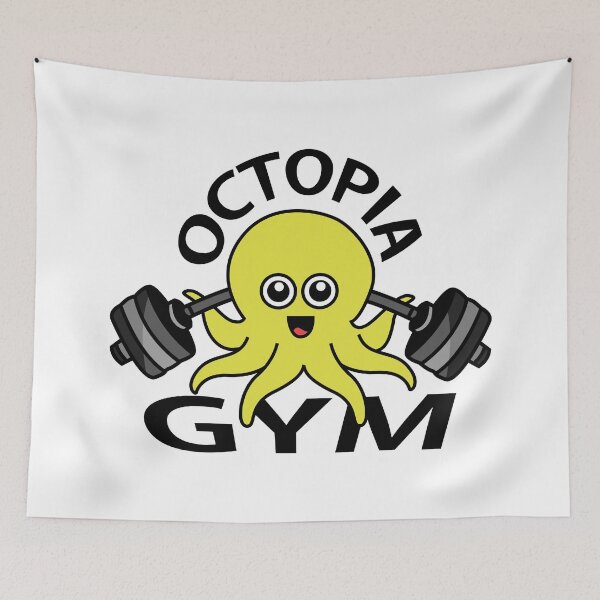 Item preview, Octopia-art Octopia Gym drawing designed and sold by Blondiabshop.