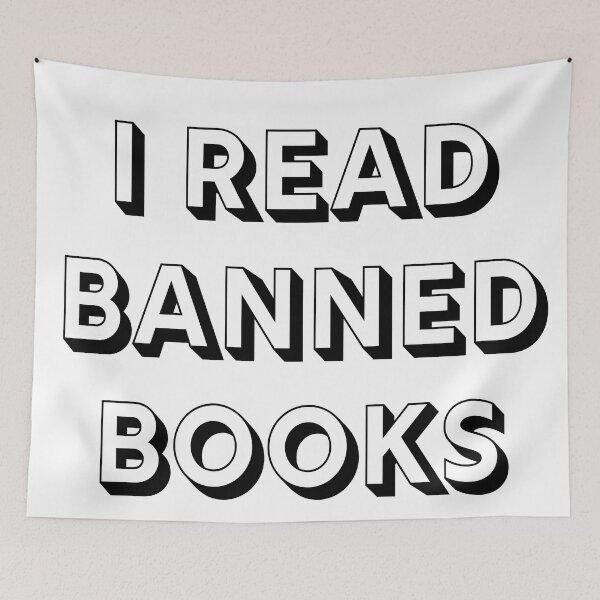Item preview, I Read Banned Books designed and sold by DanaAndTheBooks.
