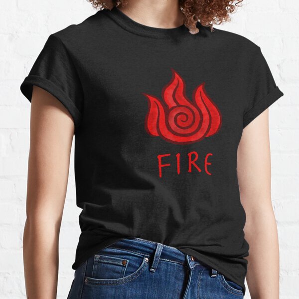 Avatar: The Last Airbender Fire Element Symbol Sketch Classic T-Shirt