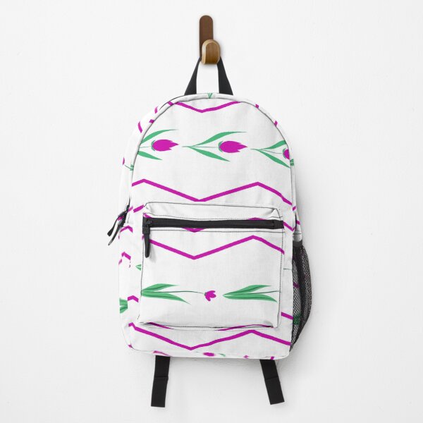 Item preview, Chevron magenta con flores designed and sold by MaresaIm.