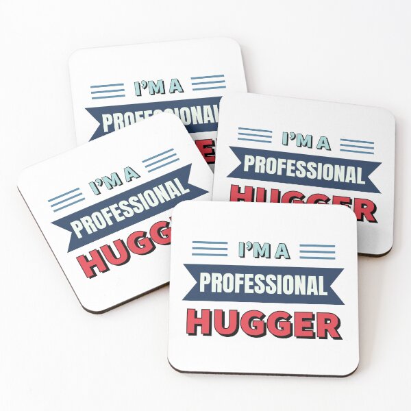 Item preview, "Professional Hugger" Design | Spread Love and Positivity designed and sold by SimpliText.