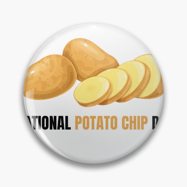 Item preview, national potato chip day 2023 designed and sold by xkiyal Art.