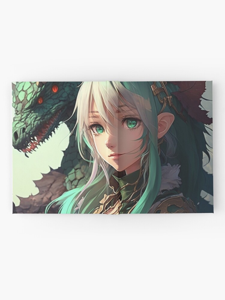 Anime Dragon Girl | Hardcover Journal