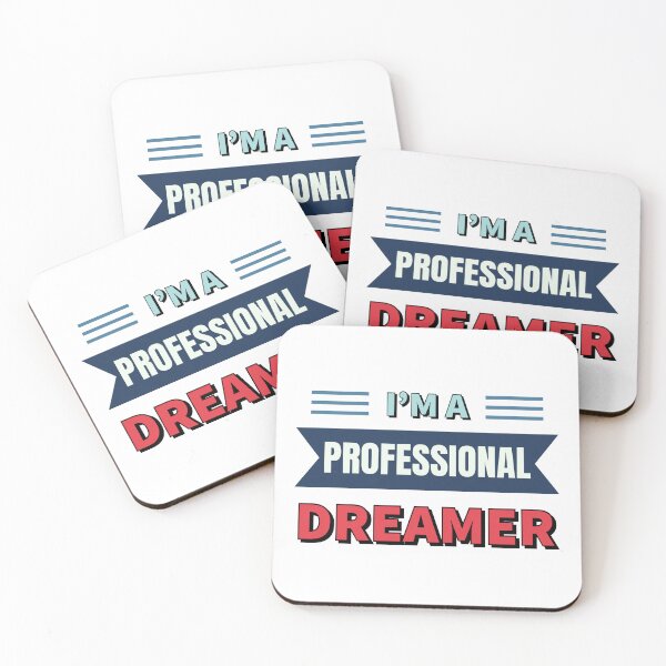 Item preview, "Professional Dreamer" Design | Inspirational and Whimsical designed and sold by SimpliText.