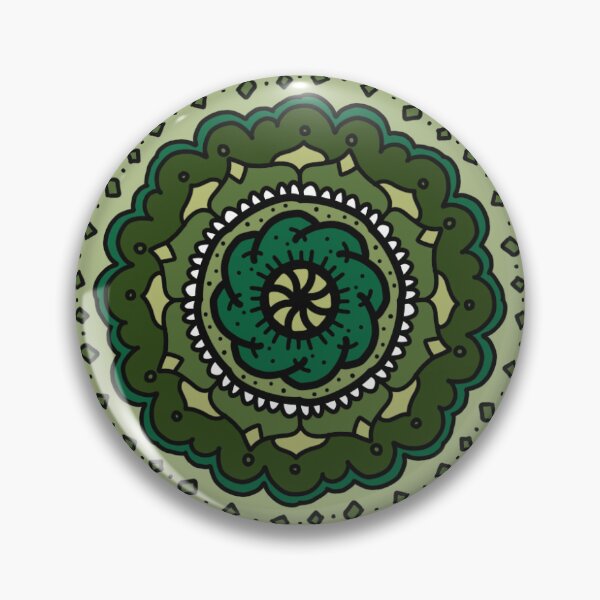 Aperçu de l'œuvre Mandala vert créée et vendue par ScienceHeartCo.
