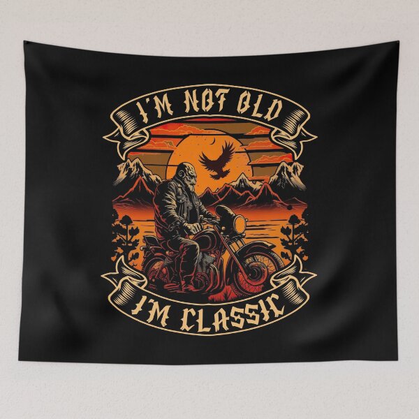 Item preview, I M Not Old I M Classic Motorcycle Biker designed and sold by druckfun.