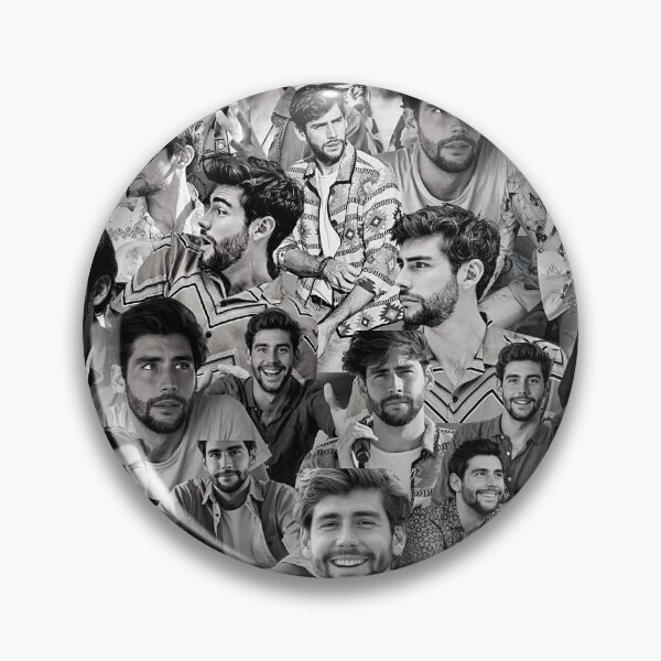 Item preview, Alvaro Soler Spanish-German singer Black and White Aesthetic Collage - 2 designed and sold by creativille.