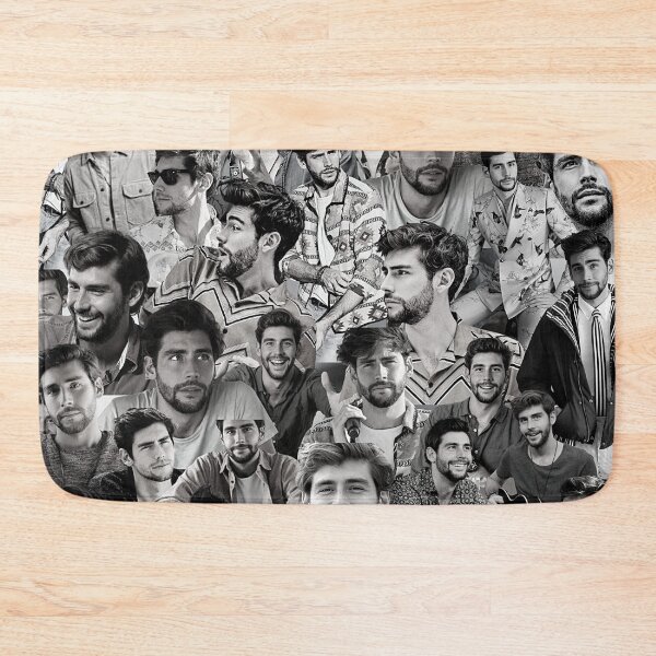 Aperçu de l'œuvre Alvaro Soler Chanteur hispano-allemand Collage esthétique noir et blanc - 2 créée et vendue par creativille.