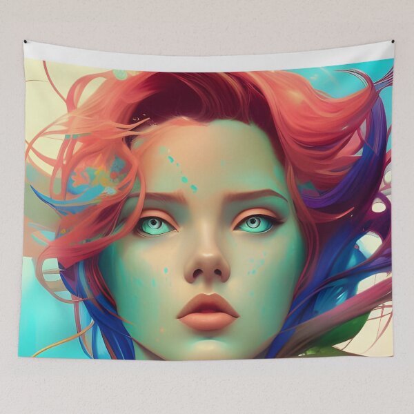 Aperçu de l'œuvre Sirène Splash Art créée et vendue par KaelumH.