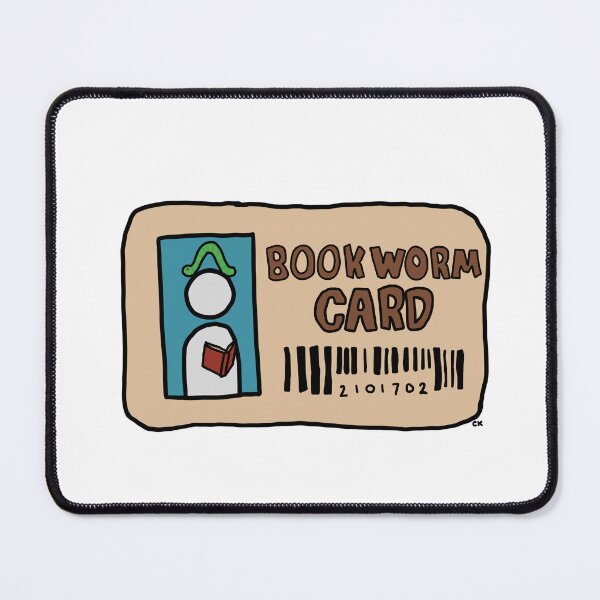 Item preview, Bookworm Card (2/8) designed and sold by Rainbowhydra.