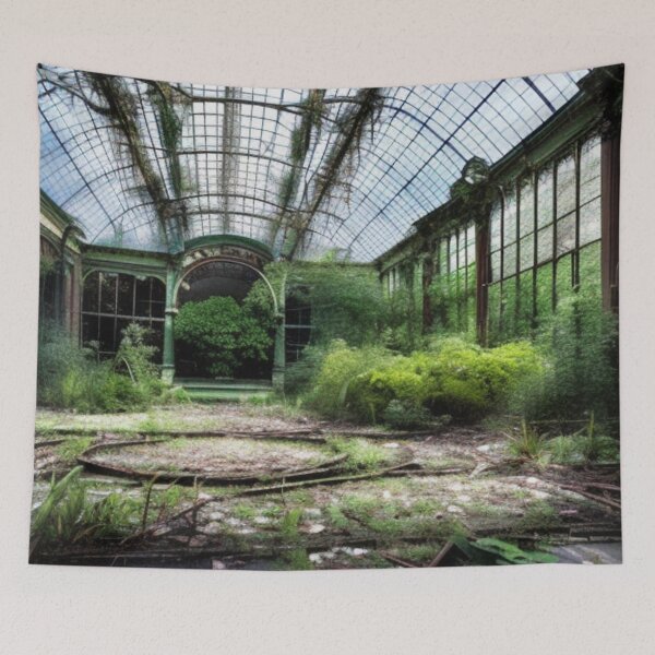 Item preview, Abandoned Victorian Winter Garden #2 designed and sold by Czellwills.