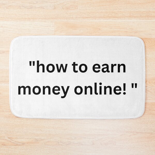 Item preview, how to earn money online designed and sold by artigrow.