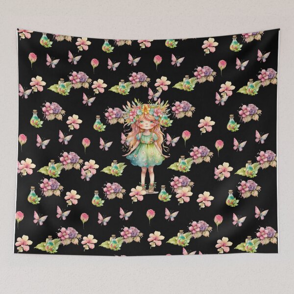 Item preview, SPRING FAIRY ON BLACK designed and sold by ORIGENcreate.