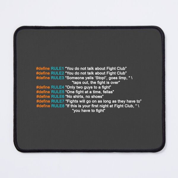 Artikelvorschau, Programmiercode - Fight Club entworfen und verkauft von Graham Baitson.