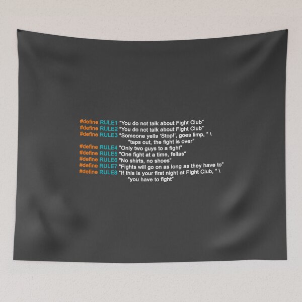 Item preview, Programming Code - Fight Club designed and sold by Graham Baitson.