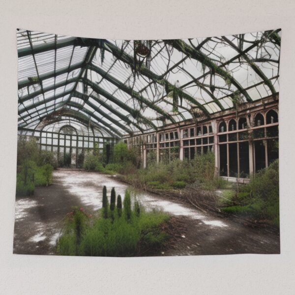 Item preview, Abandoned Victorian Winter Garden #3 designed and sold by Czellwills.