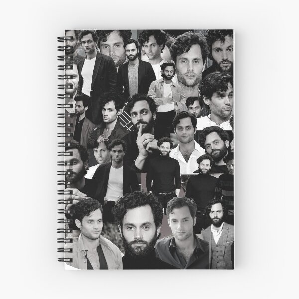 Artikelvorschau, Penn Badgley, amerikanischer Schauspieler, ästhetische Schwarz-Weiß-Collage - 2 entworfen und verkauft von creativille.