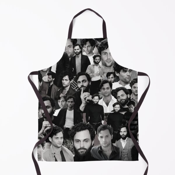 Item preview, Penn Badgley American actor Black and White Aesthetic Collage - 2 designed and sold by creativille.