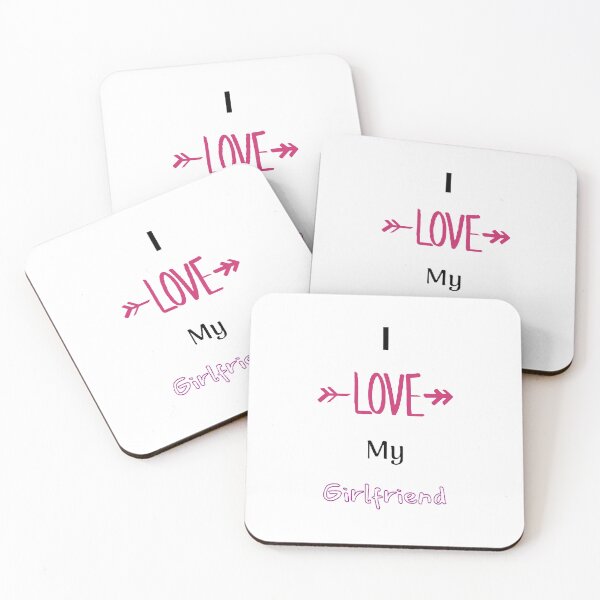 Item preview, I love My Girlfriend - Funny and Cute Quotes designed and sold by Designspot2020.