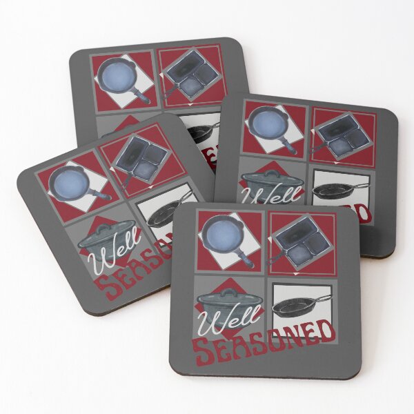 Item preview, Cast Iron Quad Well Seasoned Red designed and sold by Art of Camping Now.