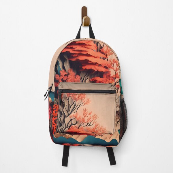 Item preview, Coral Mountains in Paper art style designed and sold by FormFinder.